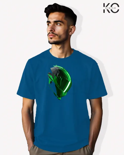 Green Helmet Blue