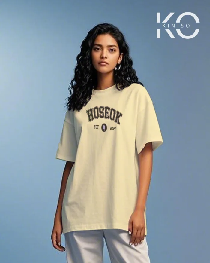 K-pop T-shirt with Hoseok EST 1994 Print for BTS Band Lovers