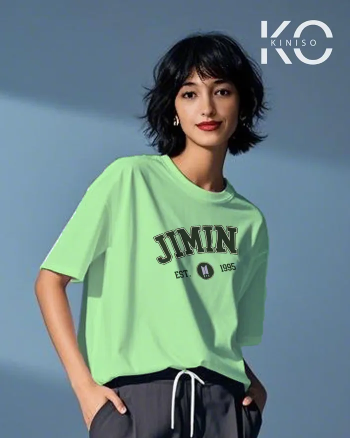 K-pop T-shirts With JIMIN EST 1995 Print for BTS Lovers - Image 7