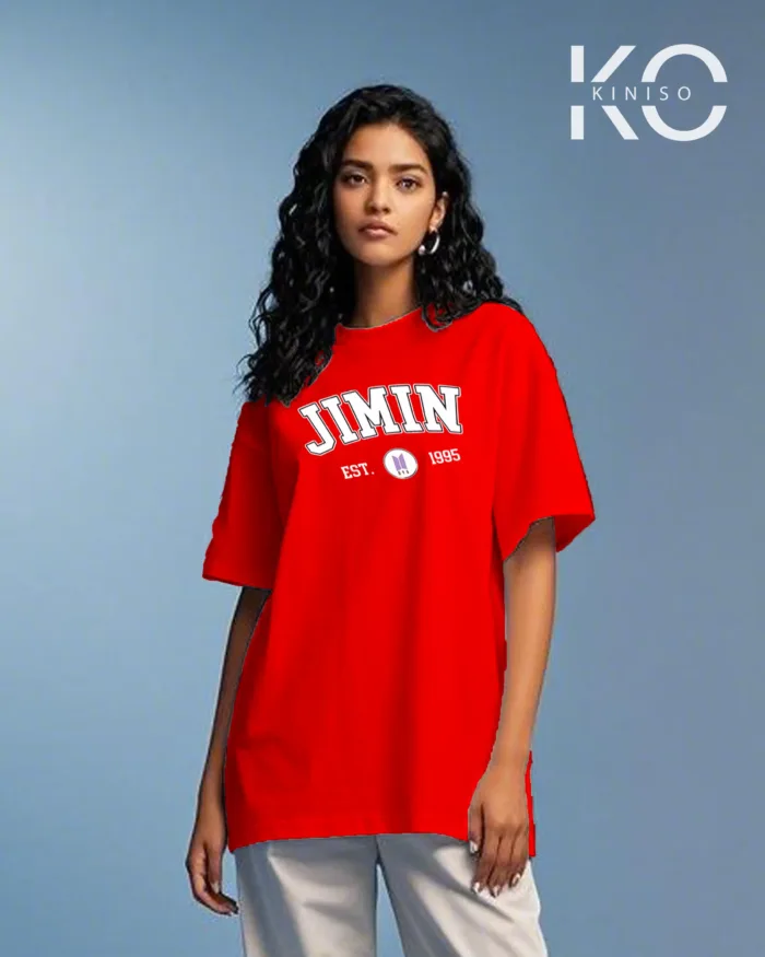 K-pop T-shirts With JIMIN EST 1995 Print for BTS Lovers - Image 5