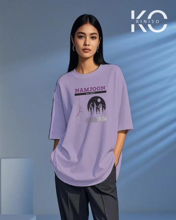 Namjoon Moon Night Printed K-pop T-shirts for BTS Lovers - Image 4