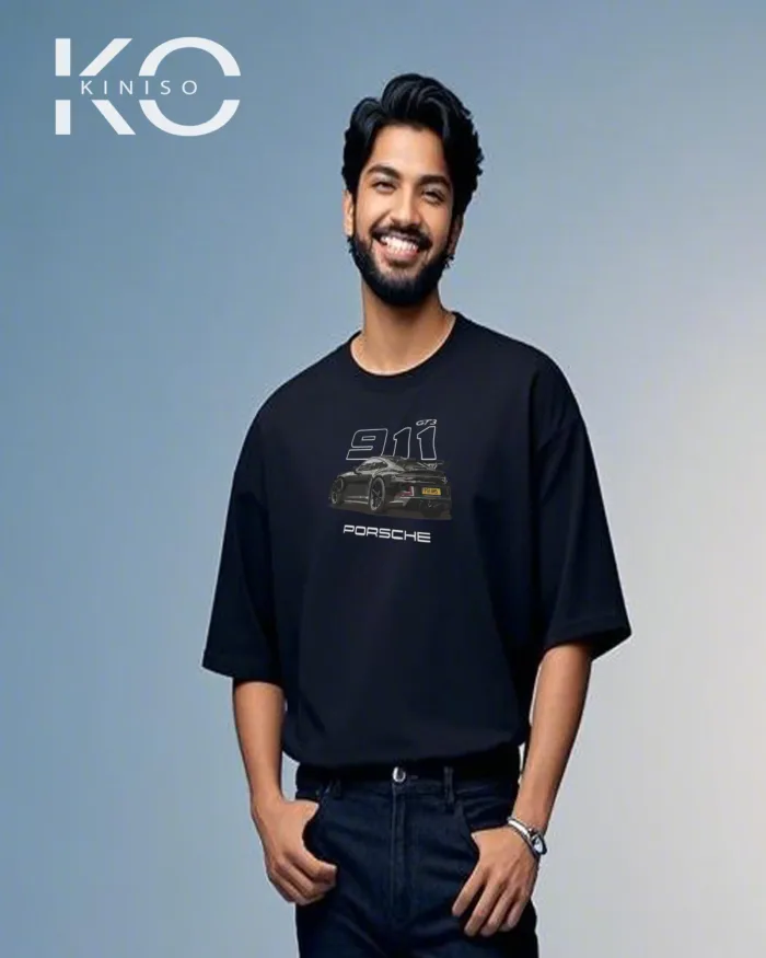 Graphic car t shirts for guys with Porsche 911 Print - Image 5
