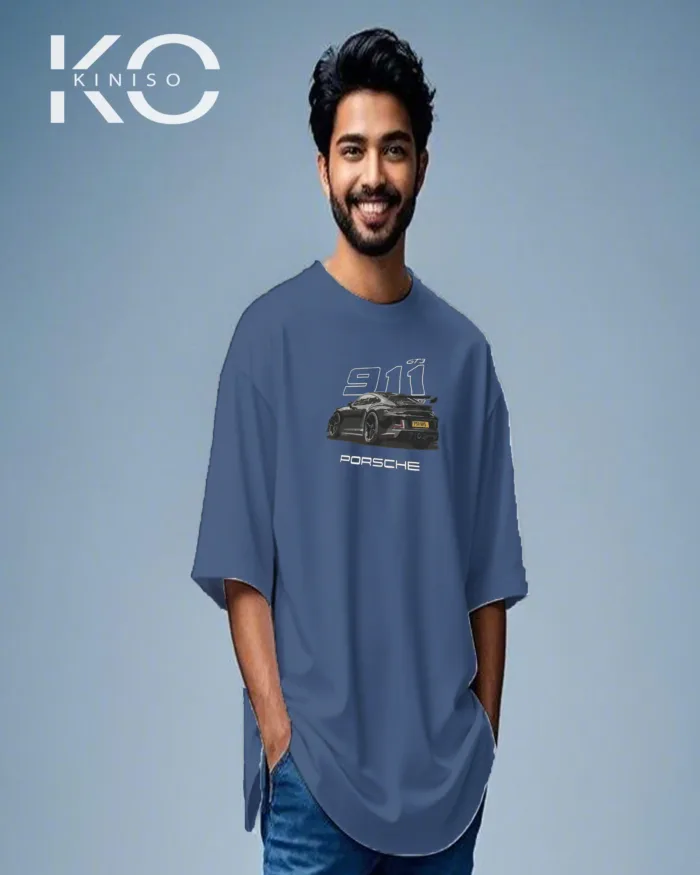 Graphic car t shirts for guys with Porsche 911 Print - Image 4