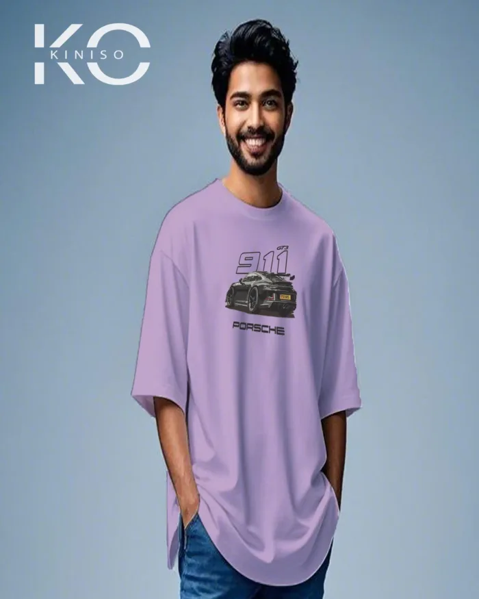 Graphic car t shirts for guys with Porsche 911 Print - Image 3