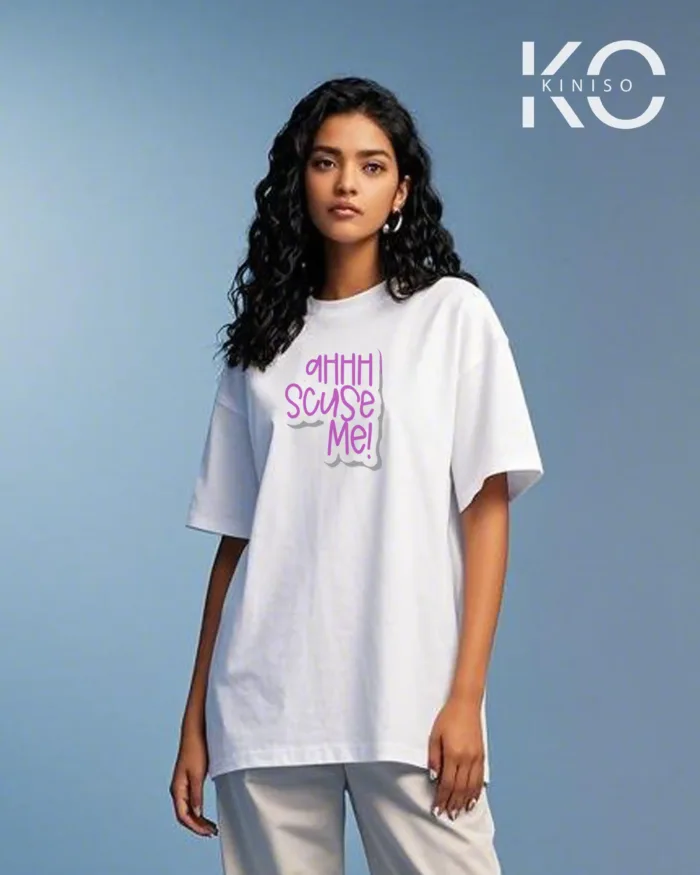 Scuse Me Printed K-pop T-shirts for Women - Image 5