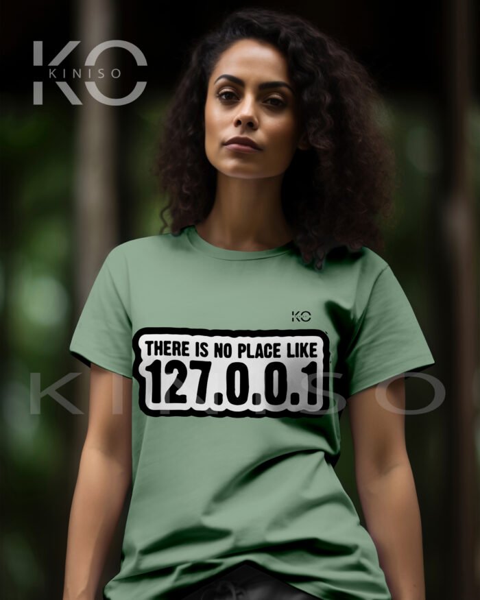 Engineer T-shirt - "There is no place like home" - Geeky Women's T-shirt Crew Neck Half Sleeve in Bangladesh