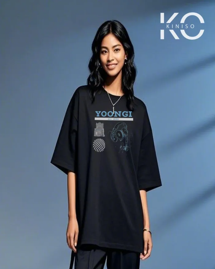 K-pop t-shirts with Yoongi Graphic Printed for BTS Fans