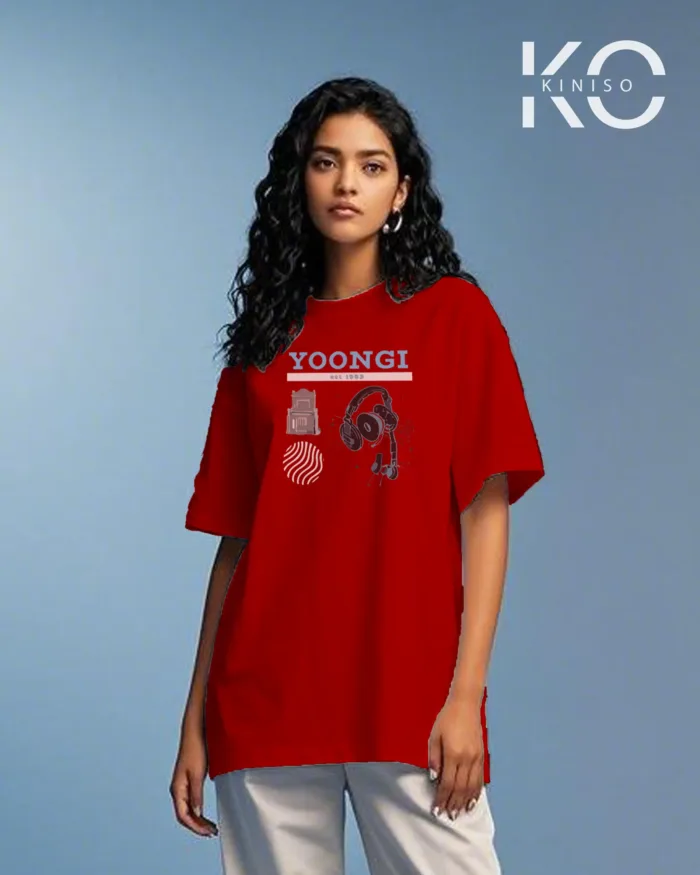K-pop t-shirts with BTS Names Heart Printed for BTS Fans - Image 3