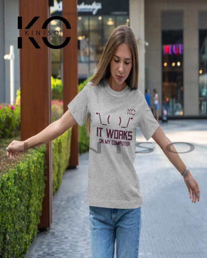 Engineer T-shirt - "It Works On My Computer" - Tech Women's T-Shirt in Bangladesh - Image 3