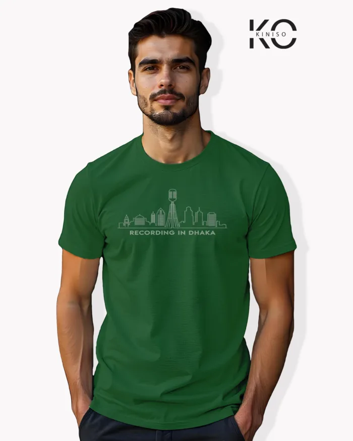 "Recording in Dhaka" Half Sleeve T-Shirt - Image 7