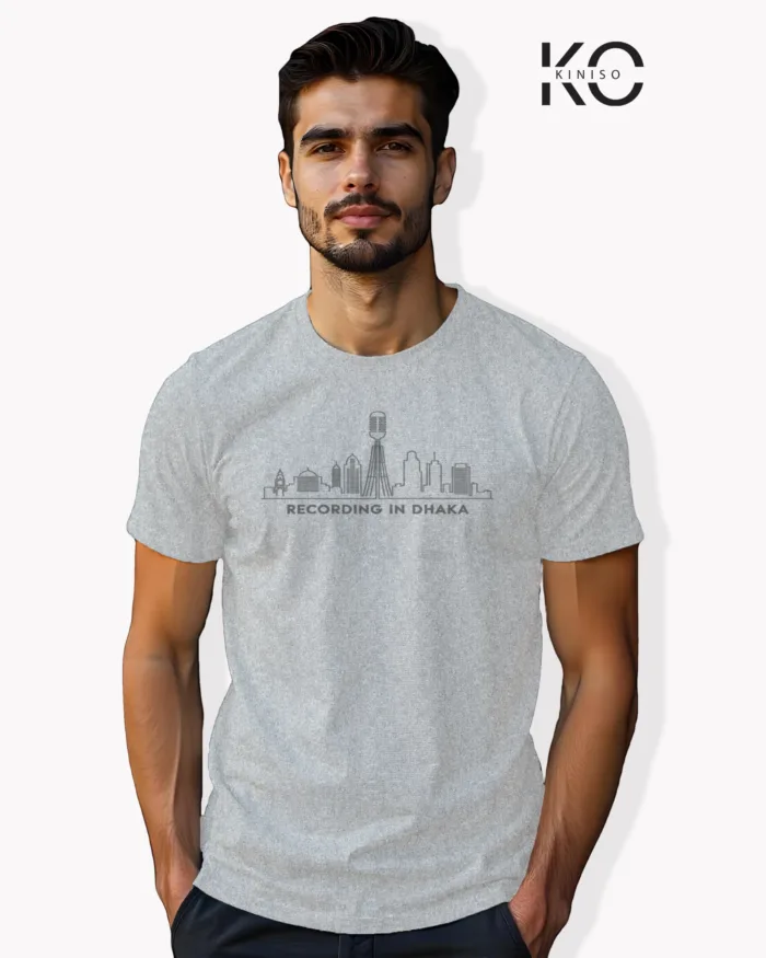 "Recording in Dhaka" Half Sleeve T-Shirt - Image 6