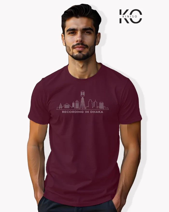 "Recording in Dhaka" Half Sleeve T-Shirt