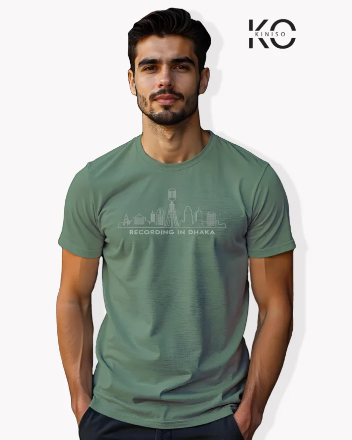 "Recording in Dhaka" Half Sleeve T-Shirt - Image 5