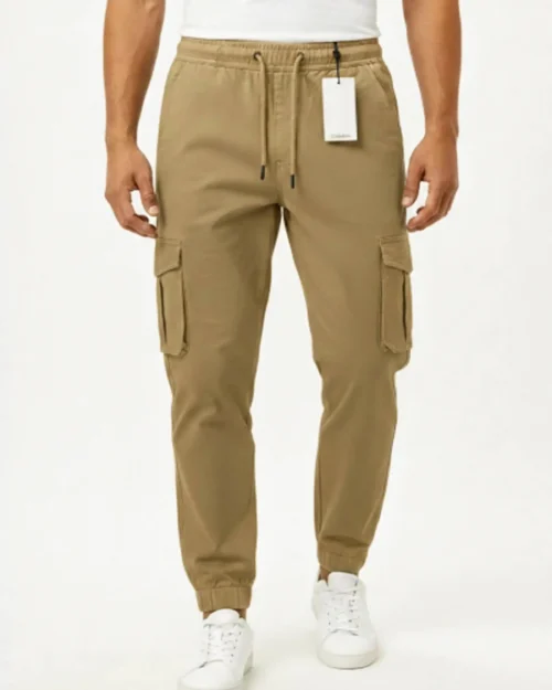 Image of Joggers Cargo Pant Brown Color