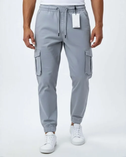 Image of Joggers Cargo Pant Grey Color
