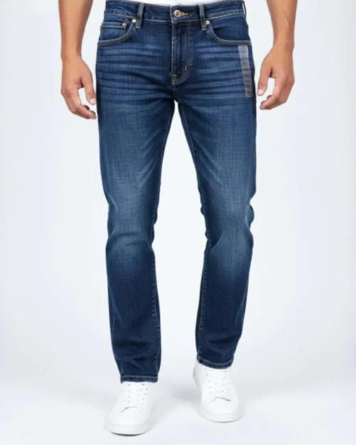 Image of Navy Blue Jeans Pant